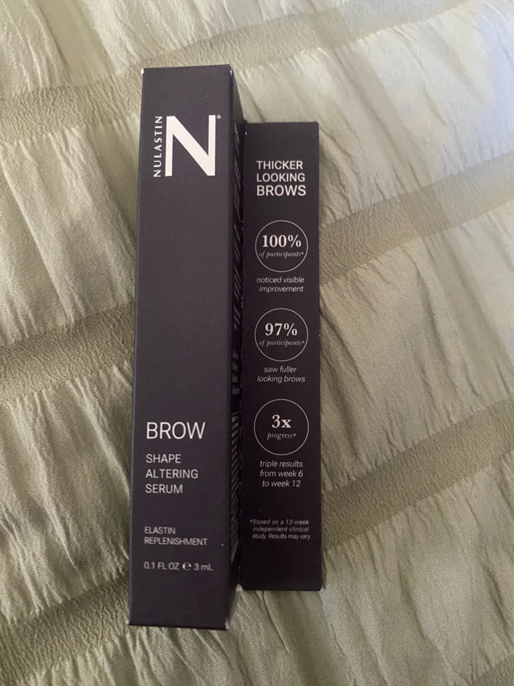 New in box NULASTIN Shape Altering Eyebrow Serum
